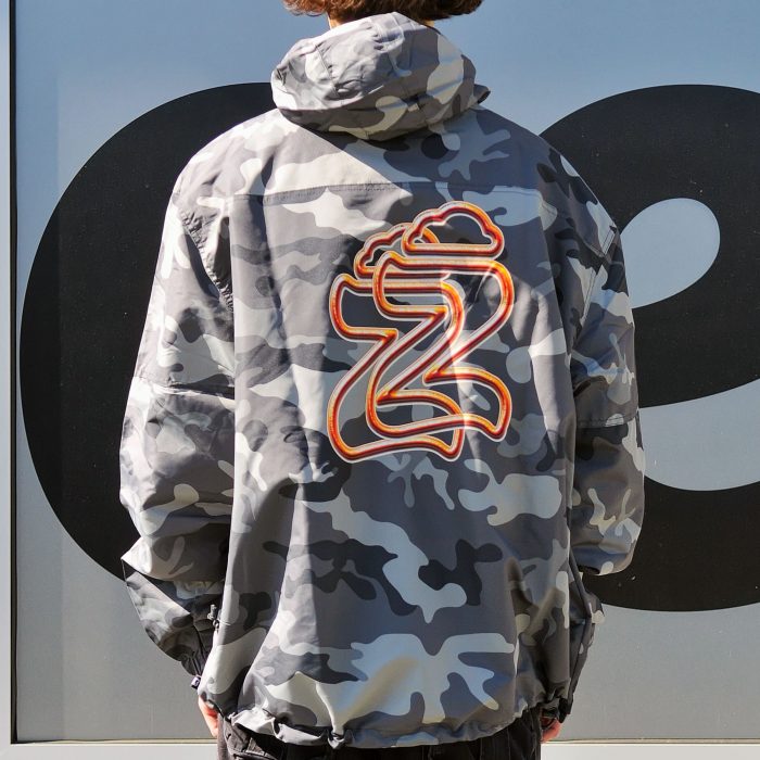 Coupe Vent - Double Z Cloud Camouflage Gris - Imagen 2