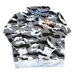 Hoodies Zip - Double Z Cloud Camouflage Gris - immagine 3