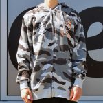 Felpe con cappuccio - Double Z Cloud Camouflage Grigio