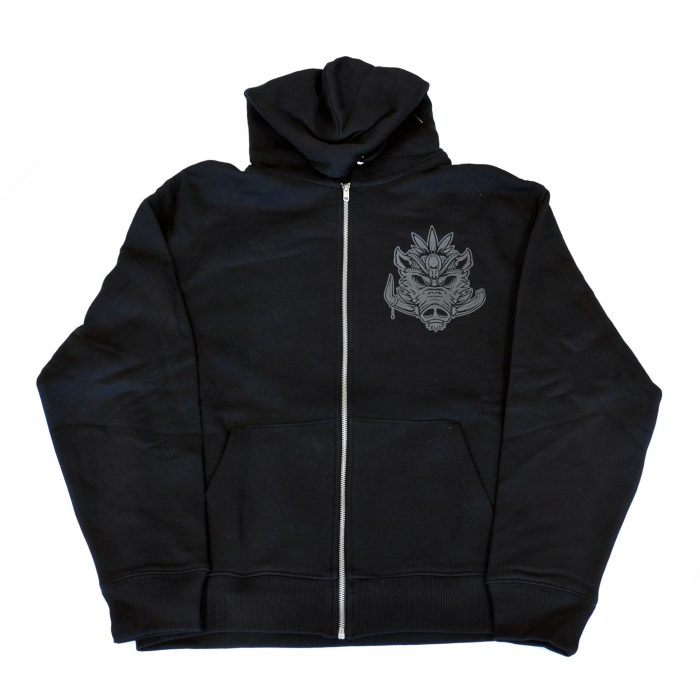 Hoodies Zip - Logo Hognesh Terphogz Noir – Image 3