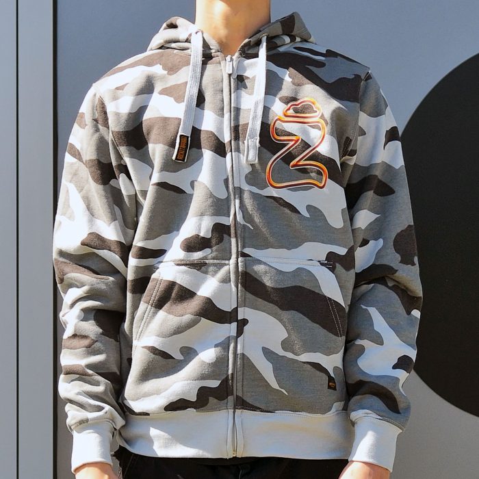 Hoodies Zip - Z Cloud Camouflage Gris - Imagem 1