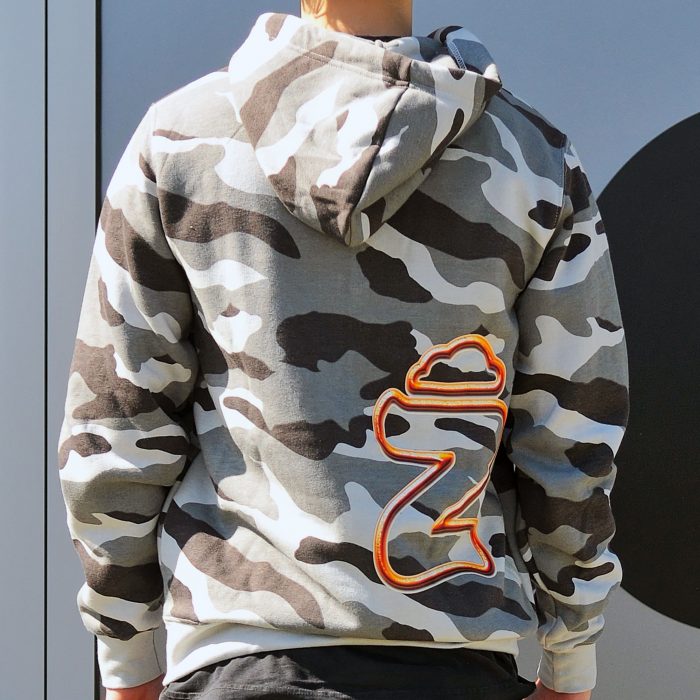 Hoodies Zip - Z Cloud Camouflage Gris - Imagem 2