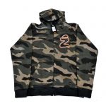 Hoodies Zip - Z Cloud Camouflage Vert - Imagen 3