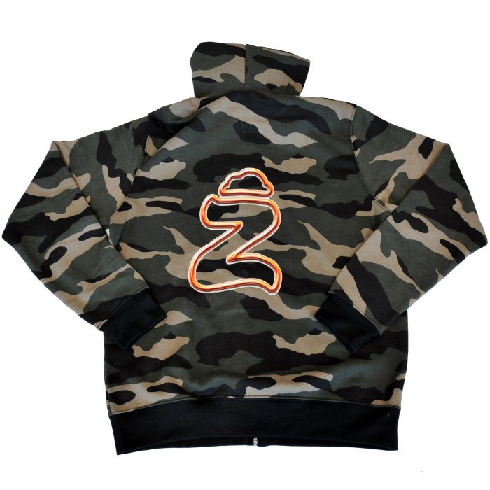 Hoodies Zip - Z Cloud Camouflage Vert - Imagen 4