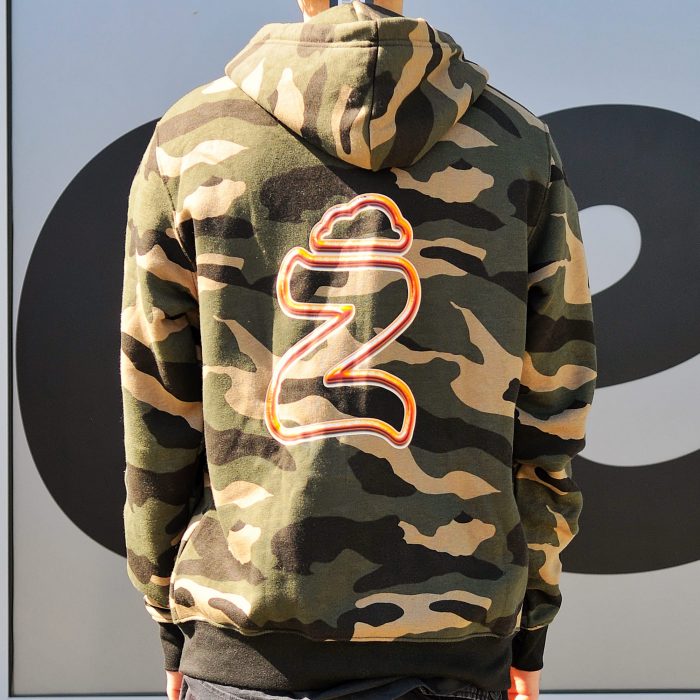 Hoodies Zip - Z Cloud Camouflage Vert - Imagen 2