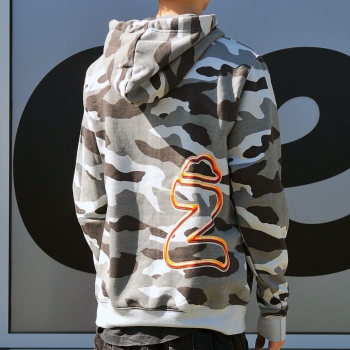 Hoodies Zip - Z Cloud Farm Camouflage Gris - Imagem 2