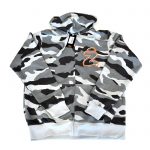 Hoodies Zip - Z Cloud Swoosh Camouflage Gris - immagine 3