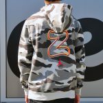 Hoodies Zip - Z Cloud Swoosh Camouflage Gris - immagine 2