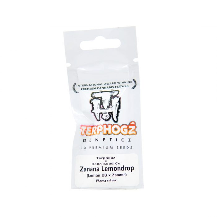 Terphogz x Hella Seed Co - R - Zanana Lemondrop - Lemon OG x Zanana 01 Zanana Lemondrop - Terphogz x Hella Seed Co – Image 1