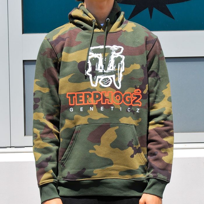 Casacos com capuz - Logo Terphogz Ganesh Camuflado - 03 Hoodies – Logo Terphogz Hognesh Camouflage Vert - Imagem 1