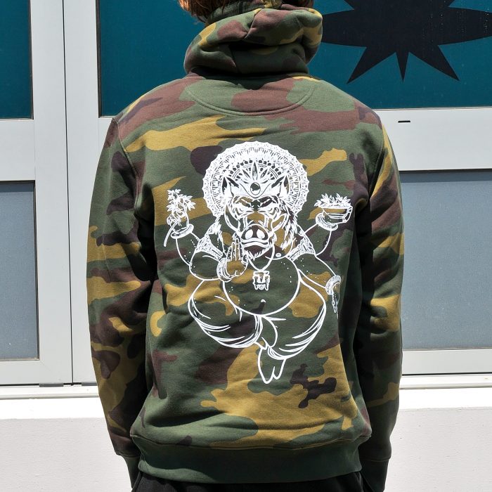 Hoodies – Logo Terphogz Hognesh Camouflage Vert - Imagem 2